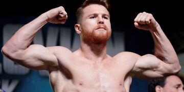 Canelo Álvarez dio positivo en un control antidoping\u002E (AP Photo/John Locher, File)