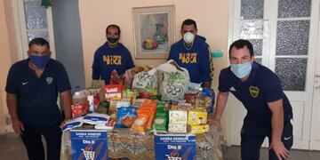 IMAGEN DE ARCHIVO Peña "Garra xeneize"