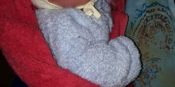 Bebé abandonado en una construcción en Luracatao\u002E (PrensaPolSalta)