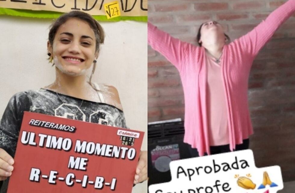 En medio de la pandemia de coronavirus, cumplieron el sueño de obtener el título