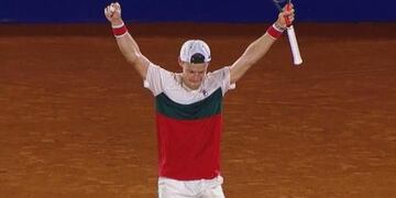 El Peque Schwartzman ganó con mucha solvencia\u002E Gran candidato al título\u002E