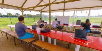 La ciudad de Buenos Aires propone clases en espacios abiertos (Foto: Ciudad de Buenos Aires)