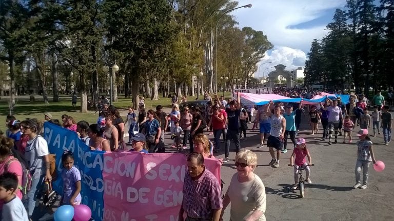 Movilización "Con mis hijos no te metas"