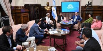 Intendentes radicales de Río Negro se reunieron con funcionarios nacionales