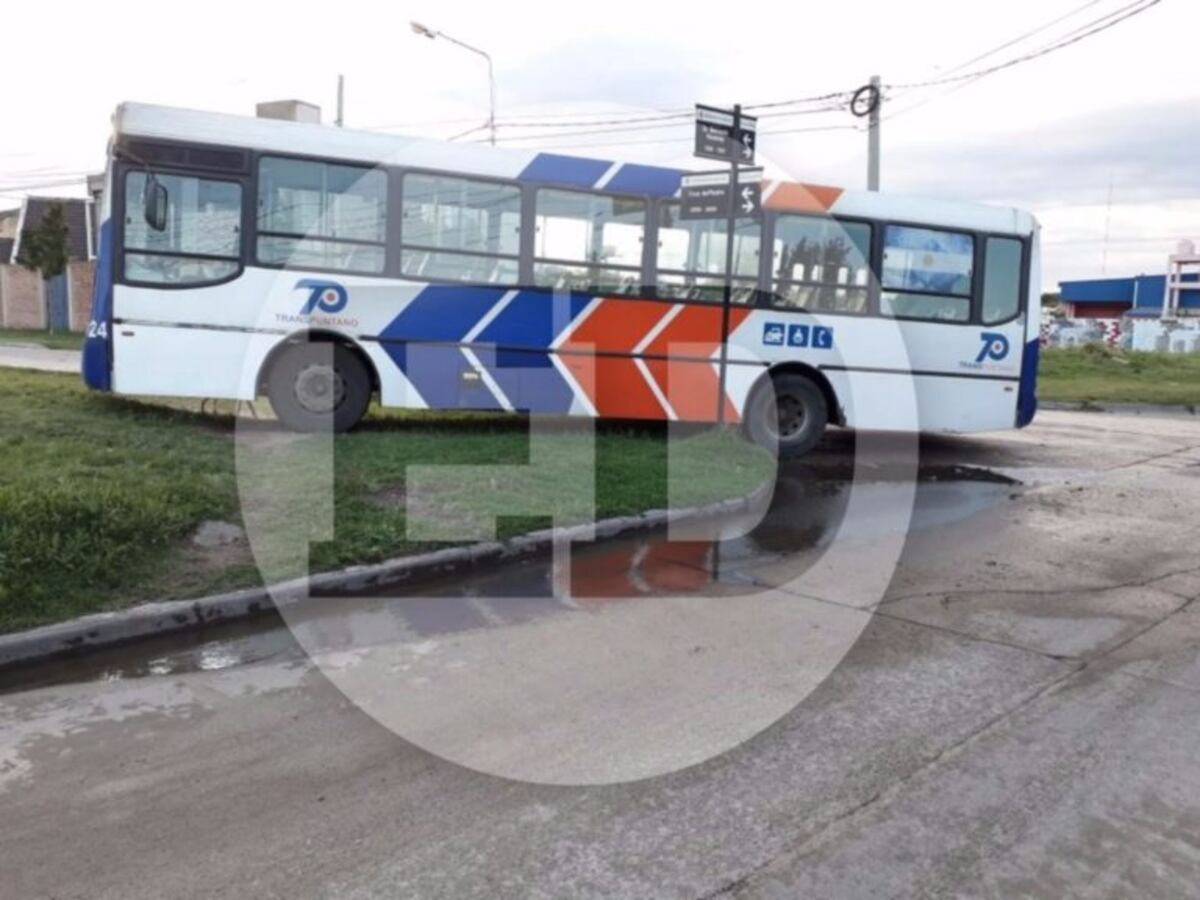 Un colectivo de Transpuntano se quedó sin dirección\u002E