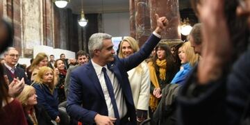 El ex decano de la Facultad de Ciencia Política cerró la ceremonia en el ECU\u002E (@fbartolacci)