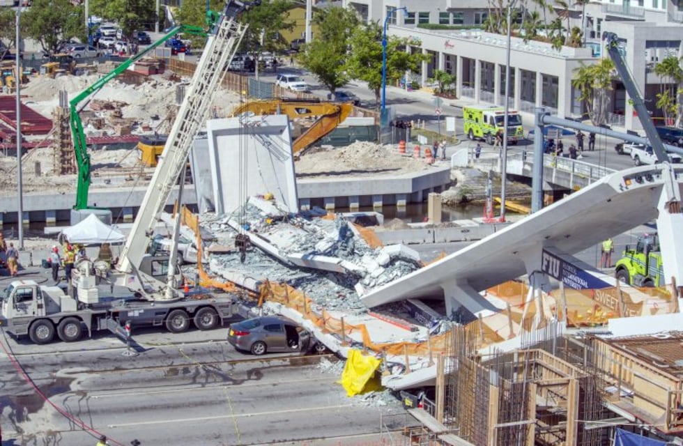 Así construyeron el puente que se desplomó en Miami