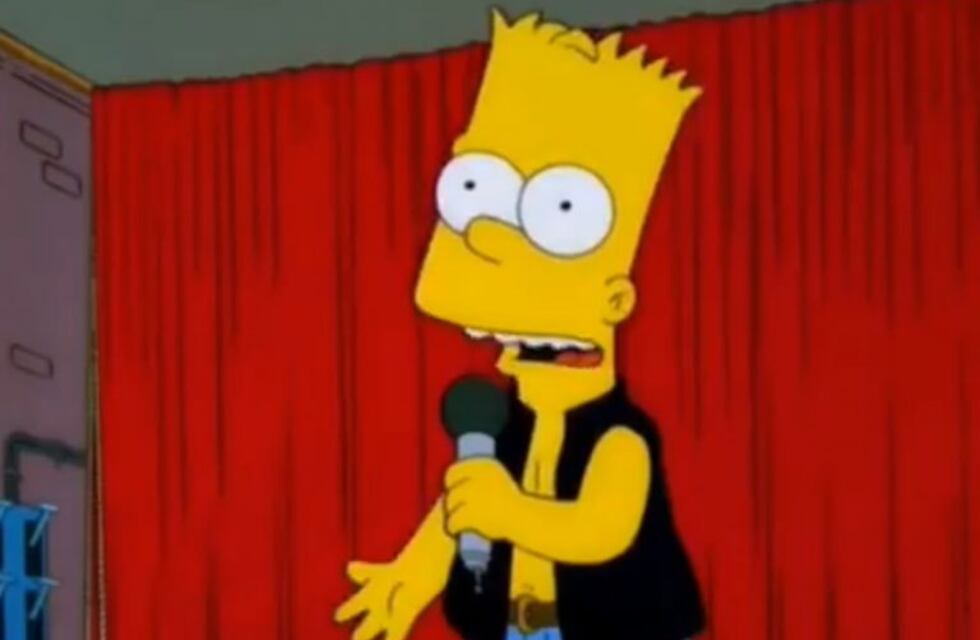 El video de Bart Simpson cantando Ocho Cuarenta que es furor y se hizo viral