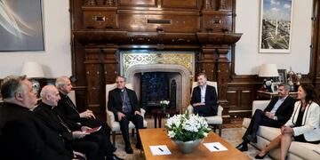 Encuentro de Macri con la Conferencia Episcopal Argentina\u002E (foto: presidencia)