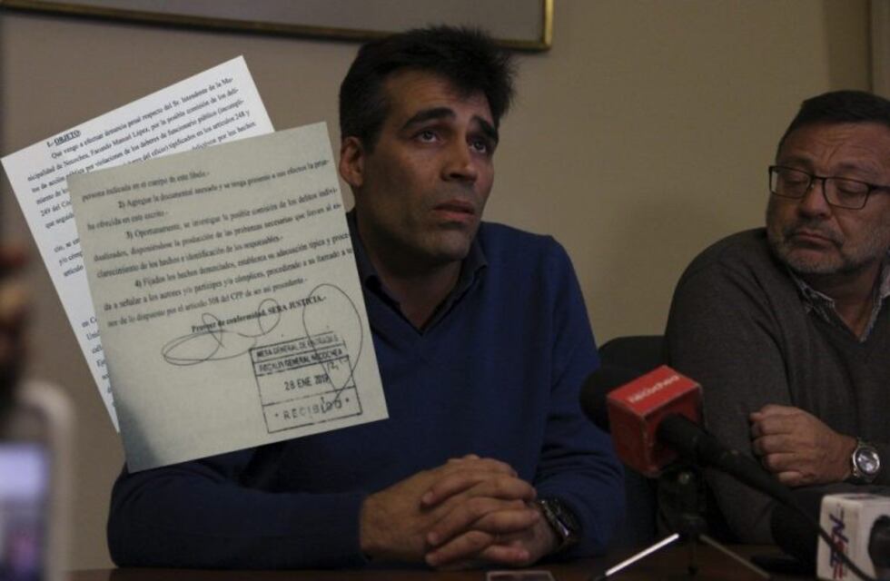 Denuncian penalmente al intendente Facundo Lopez