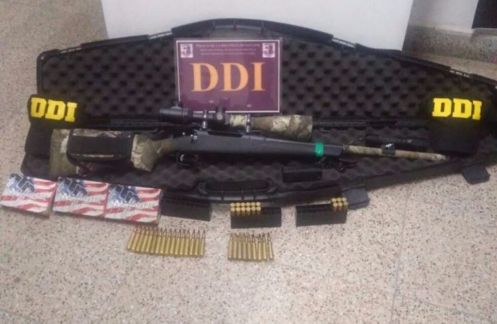 Tras allanamientos encontraron armas de gran calibre y municiones