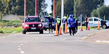 Operativos en el ingreso a Bahía Blanca
