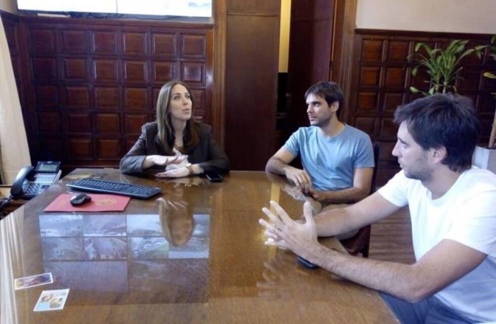 Vidal hizo un paso fugaz por San Nicolás y se reunió con el intendente Passaglia