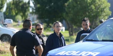 Melchor Romero: efectivos de la Policía trabajando en la escena del triple crimen\u002E (Foto: AGLP)