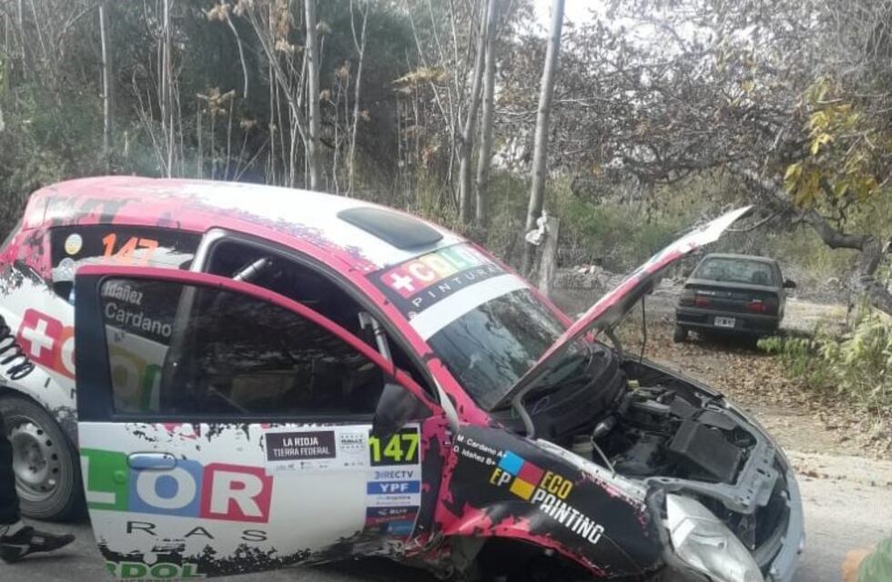 Rally Argentino: auto en competición sufrió accidente en Aminga