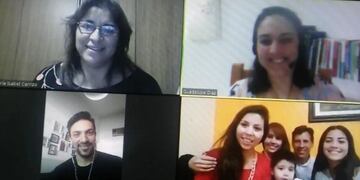 El pequeño de 4 años presenció la recibida de su mamá\u002E