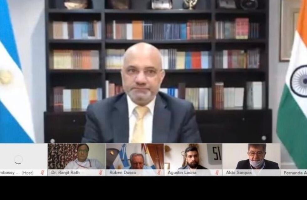 El vicegobernador Rubén Dusso se reunió con el embajador de India