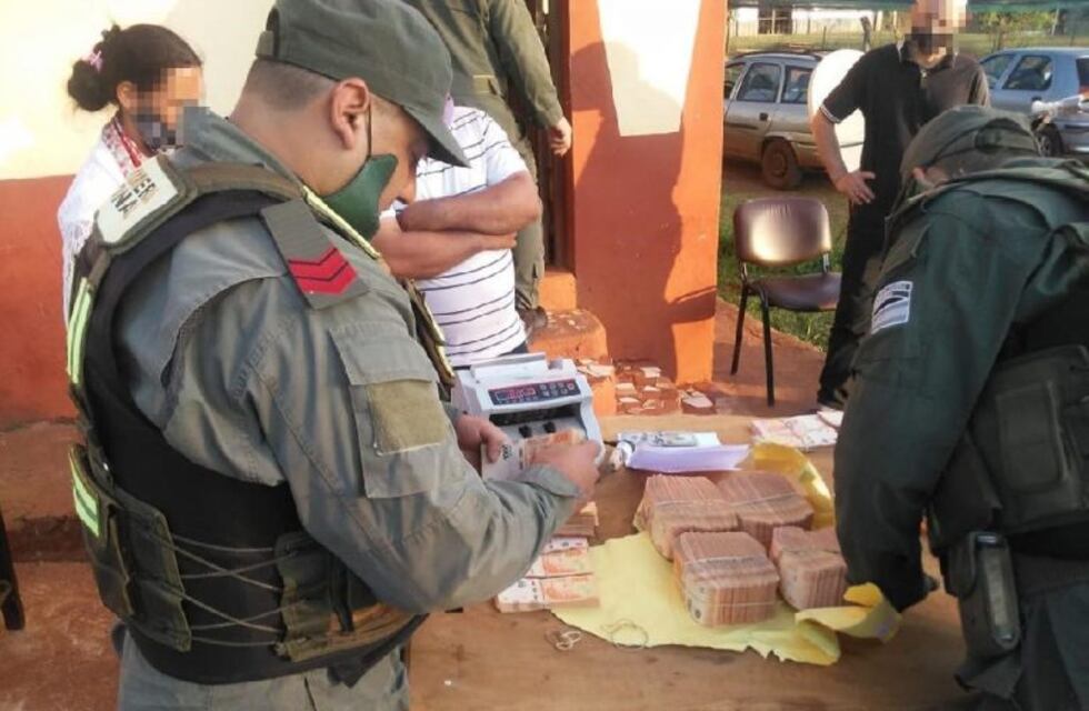 Gendarmería decomisó 5 millones de pesos en un control