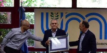 El rector de la UNAM fue homenajeado por todos sus años de servicio\u002E