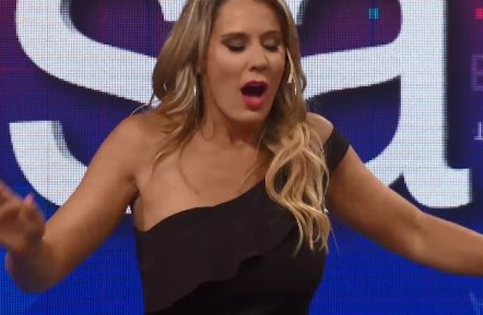 Rocío Marengo se dio un golpazo en vivo en la televisión chilena por ayudar a un niño que se iba a caer