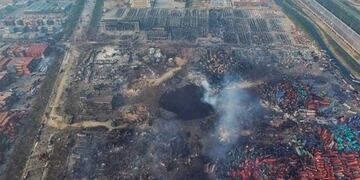 Explosión en China (Foto: Twitter)