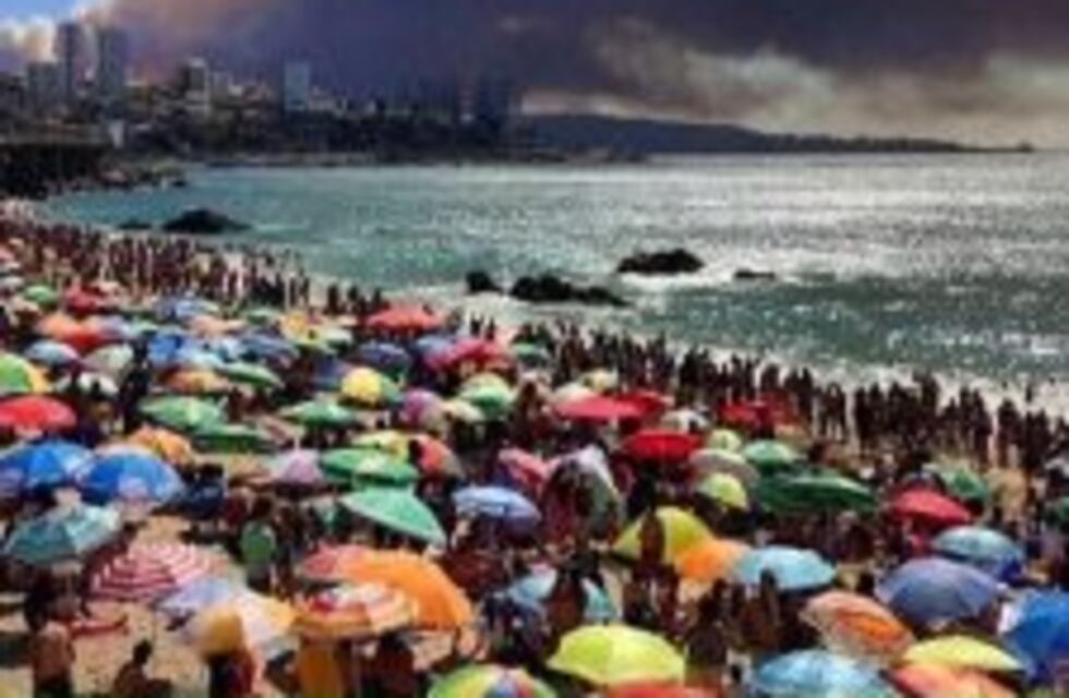 Chile, Valparaíso en llamas