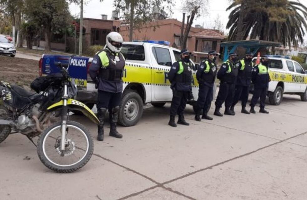 Durante el fin de semana más de 200 policías recorrieron la Capital provincial