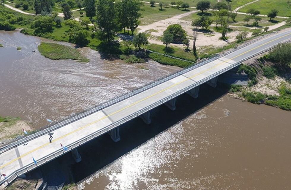 Ampliaron un puente en Santa Rosa y anunciaron más obras para Río Primero