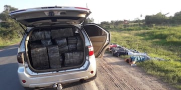 Once detenidos y más de una tonelada de marihuana fue el resultado del operativo conjunto