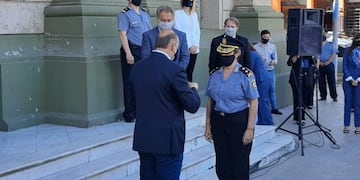 Omar Perotti y Doris Abdala