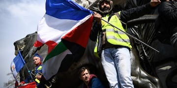 Nueva marcha de los chalecos amarillos (Foto: Anne-Christine POUJOULAT / AFP)