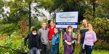 La ministra de Agricultura Familiar, Marta Ferreira, en la chacra Ferris-Graef en Misiones\u002E (Agricultura Familiar)