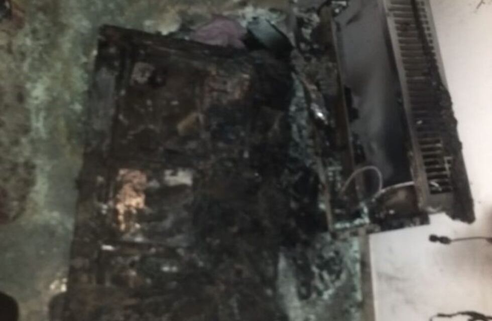 Se incendió su casa por un sobrecalentamiento entre una estufa y un tv led