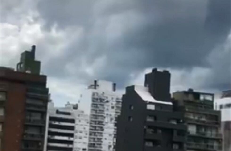 Cielo encapotado y alerta por tormentar fuertes en Rosario
