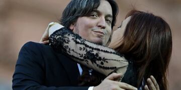 Máximo Kirchner saliedo de los tribunales de Comodoro Py\u002E