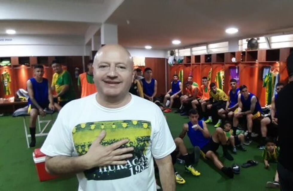 Petete Martínez acompañó a su Huracán en la pulseada por mantener la categoría