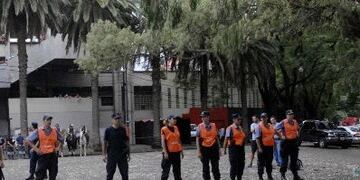 Operativo especial para el clásico en Rosario\u002E (Archivo)