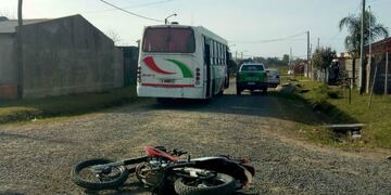 El choque se produjo en la tarde del sábado y le costó la vida a Correa\u002E (El Informante)