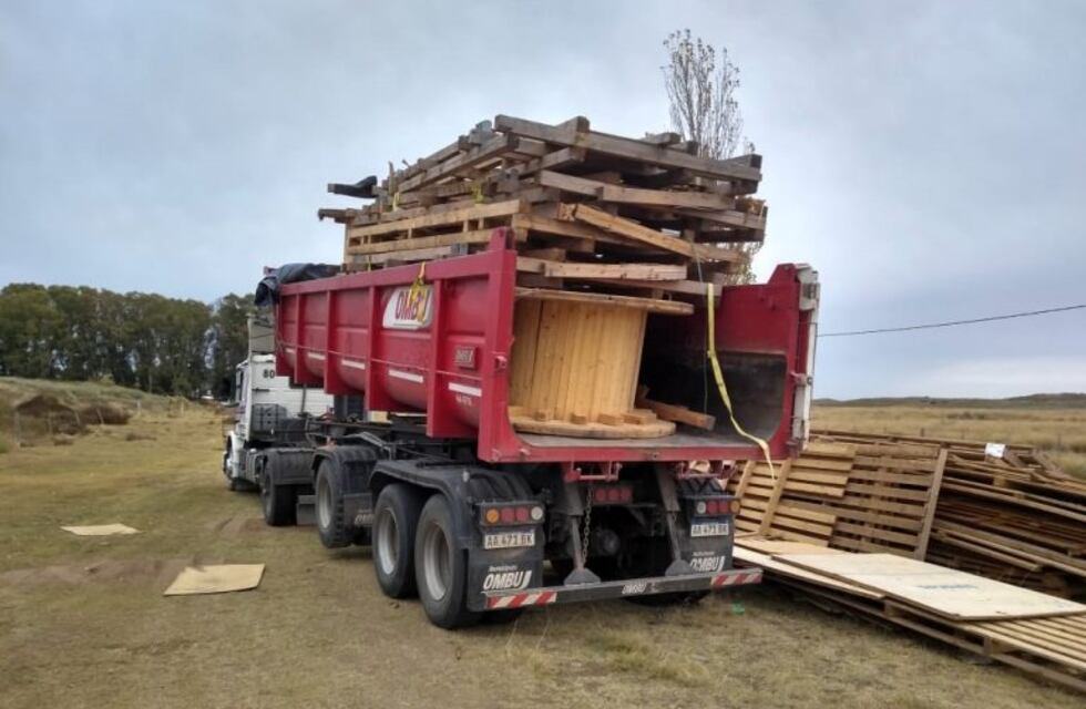 La madera del parque eólico será reciclada para mobiliario urbano