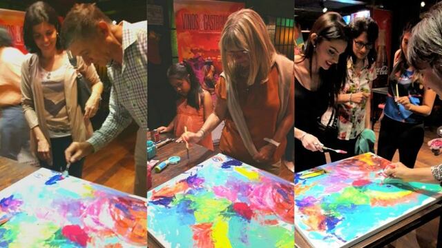 Experiencia de pintura en vivo, en Jujuy