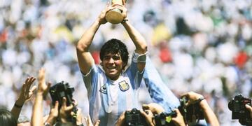 Diego Maradona, campeón mundial 1986 (Foto: web)