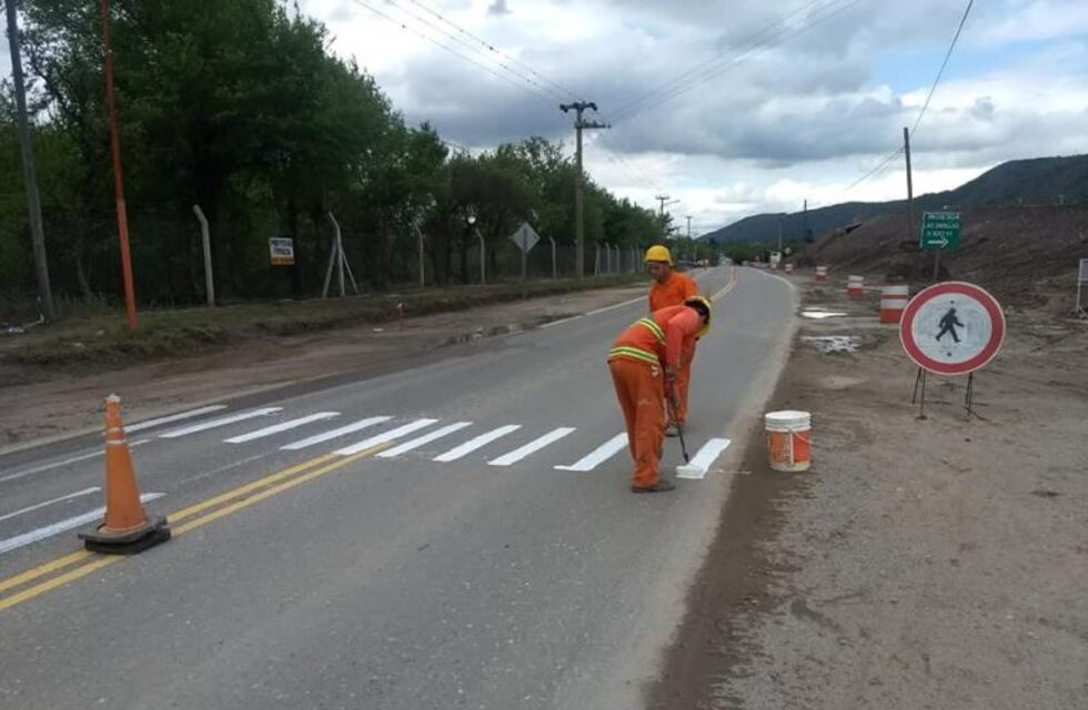 Implementan obras para mejorar la seguridad en el tránsito de San Antonio de Arredondo