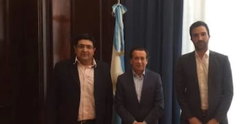 Zelarayán y Álvarez luego de la reunión con Sica\u002E