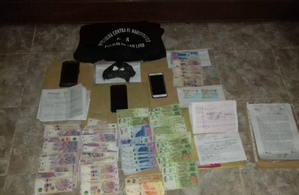 San Luis: desbarataron cuatro kioscos de drogas y secuestraron 140 dosis de cocaína