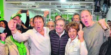 Weretilneck, Pesatti, Carreras y Palmieri celebraron el triunfo de Juntos Somos Río Negro\u002E