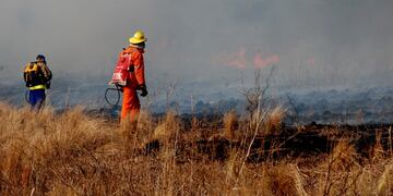 El incendio se desató en el sur de la provincia\u002E