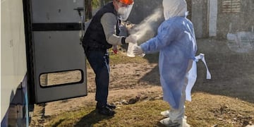 El Gobierno de Santa Fe resolvió enviar a un equipo sanitario para identificar casos sospechosos al sudoeste de la Cuna de la Bandera\u002E (FB / Pablo Corsalini)