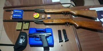 detención joven armado