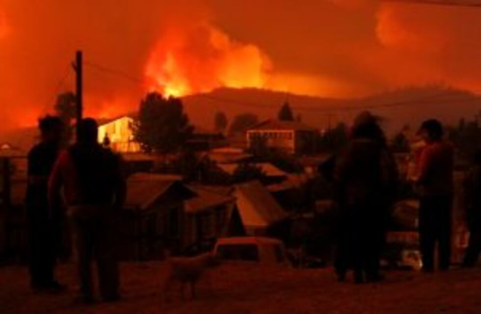 Chile: los incendios forestales arrasaron con un pueblo entero