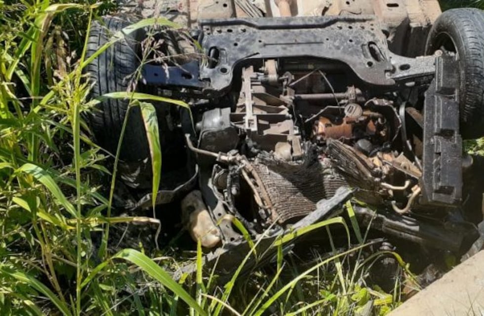Salió de una parrilla y volcó en el acceso a Chajarí